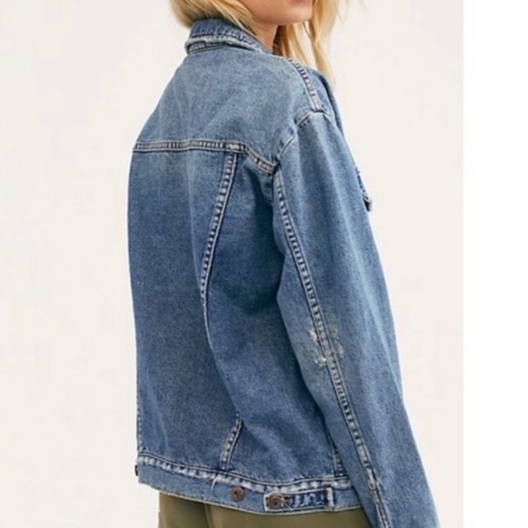 Ramona Denim Trucker Jacket Size 